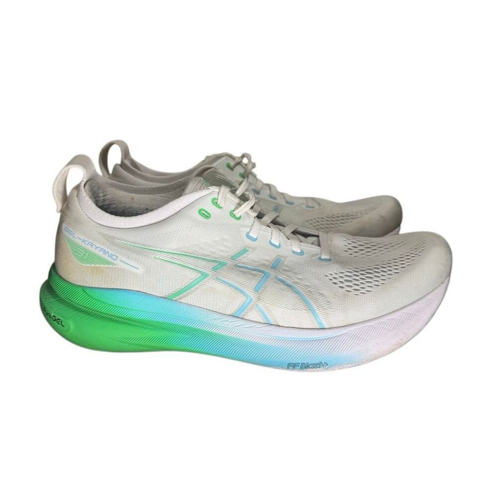 Asics Gel-Kayano 31 Running Shoes Men's 9.5 Birch Wave Teal Comfort Training